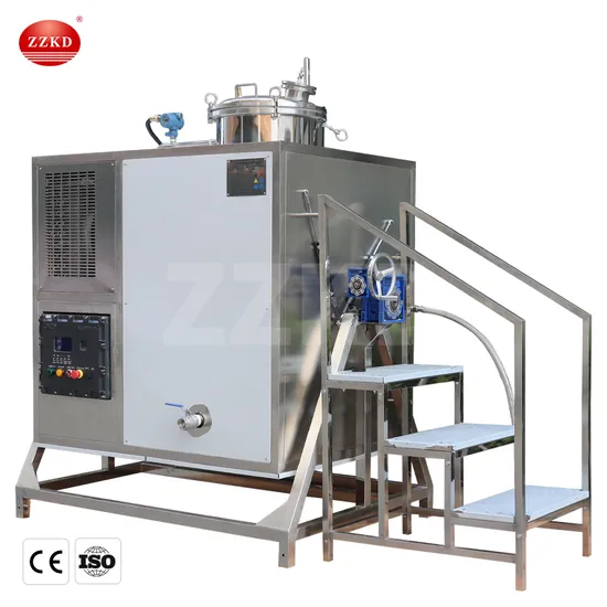 Equipamento desengordurante de aço inoxidável inteligente 80L 100L 250L da máquina de recuperação de solvente de metanol inteligente