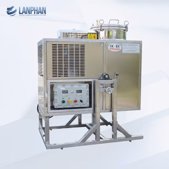 Máquina elétrica da recuperação do solvente da unidade de destilação do óleo essencial